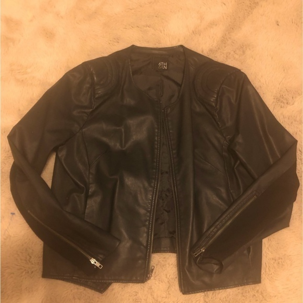 COPY - 6th and Lane Faux leather jacket